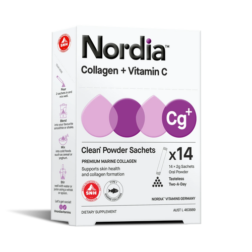 Nordia Collagen + Vitamin C Clean Powder Sachets