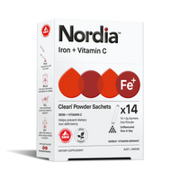 Nordia Iron + Vitamin C Clean Powder Sachets