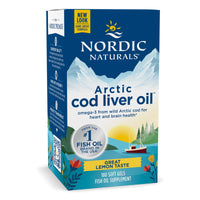 Nordic Naturals Arctic Cod Liver Oil Softgels - Lemon Flavour