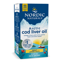 Nordic Naturals Arctic Cod Liver Oil Softgels - Lemon Flavour