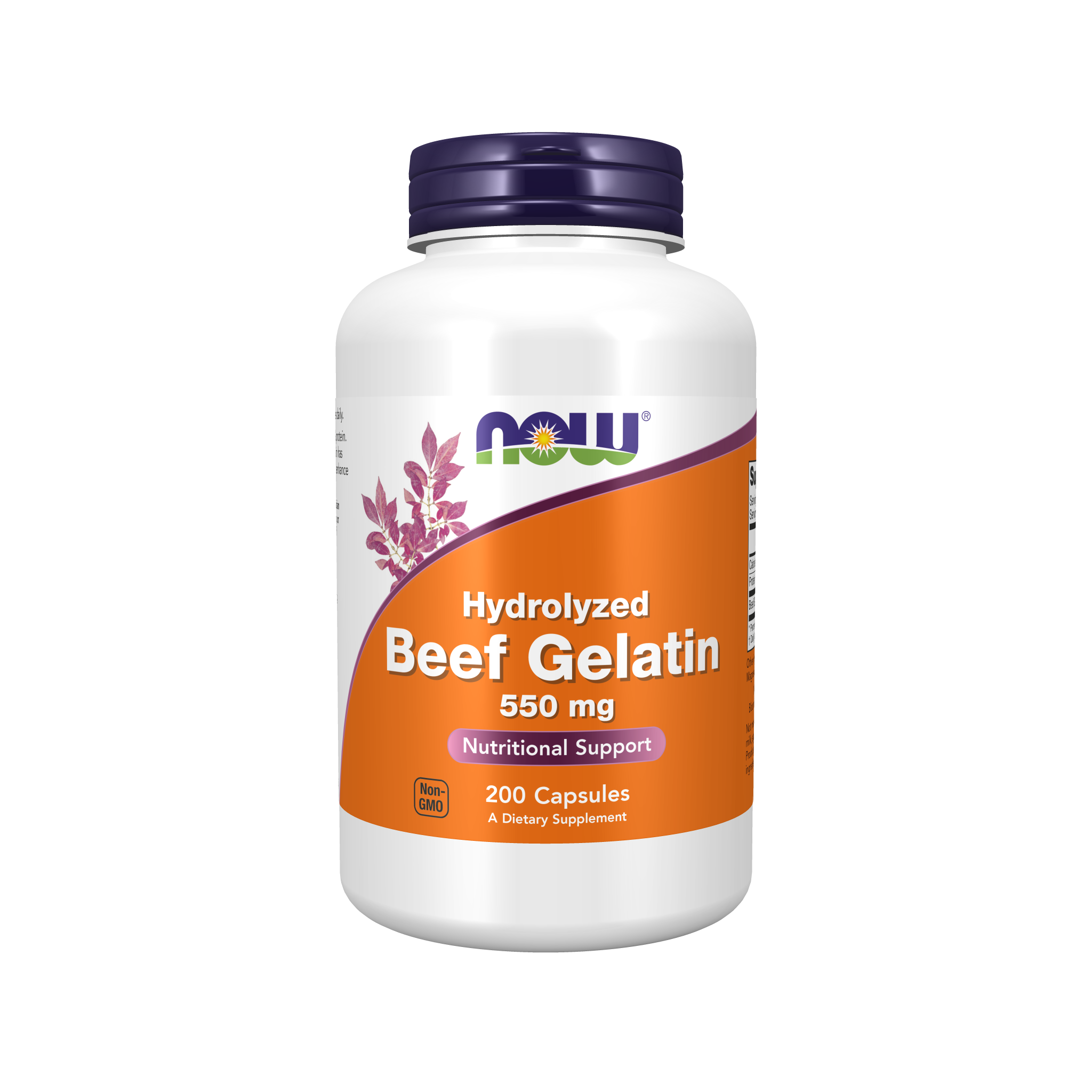 NOW Foods Beef Gelatin Hydrolyzed 550mg