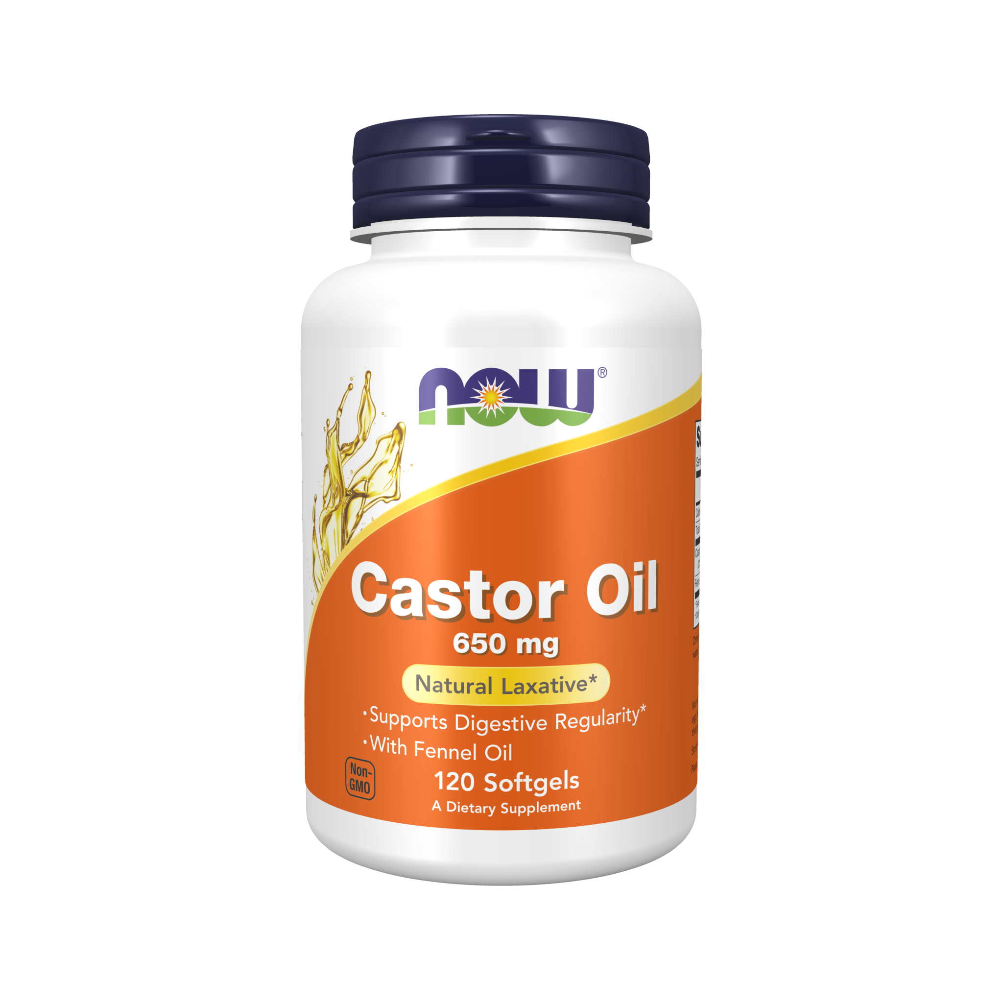 NOW Foods Castor Oil 650mg