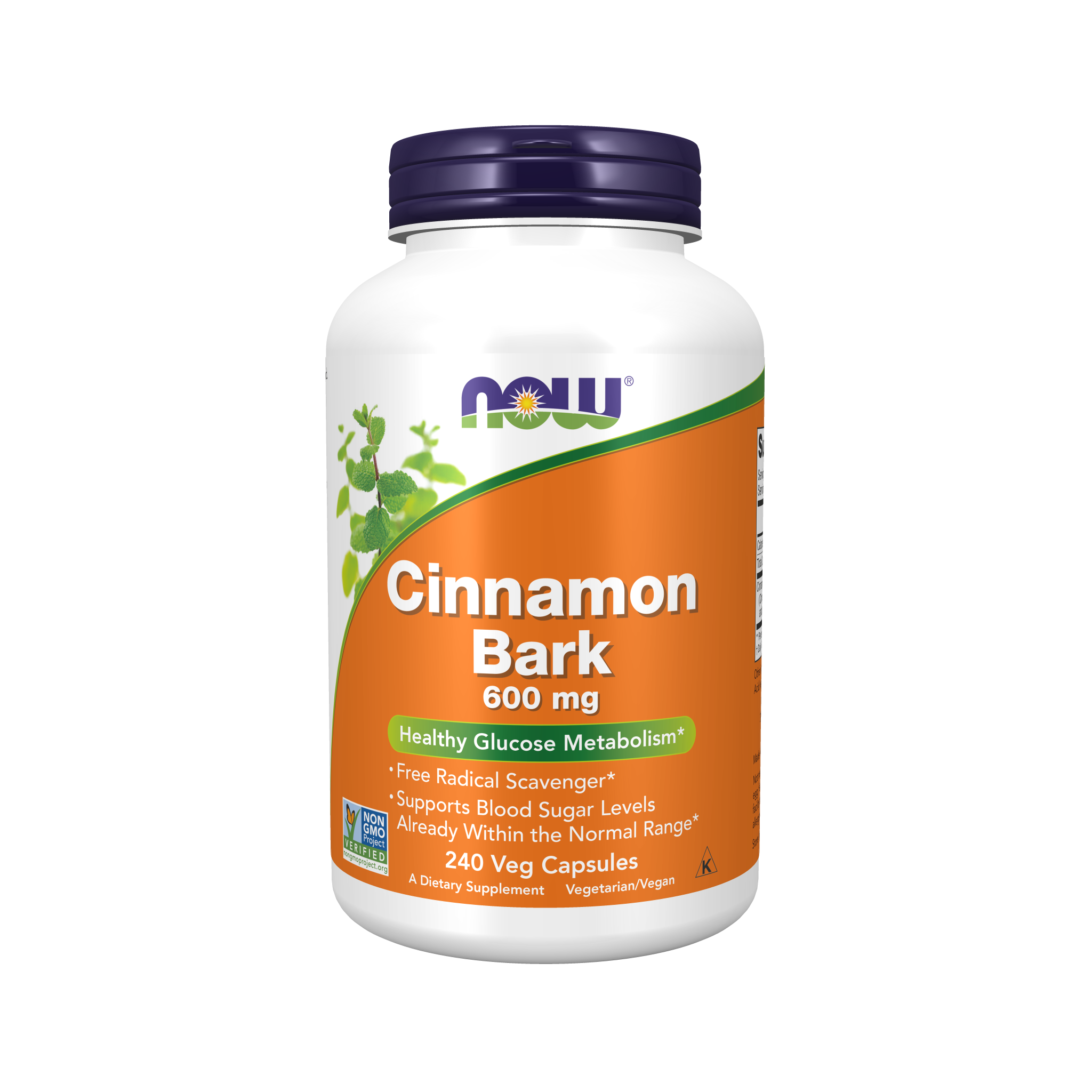 NOW Foods Cinnamon Bark 600mg