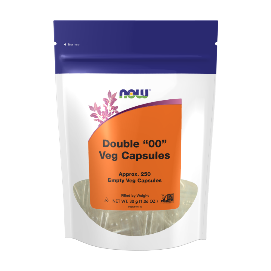 NOW Foods Empty Vegetarian Capsules, Double "00"
