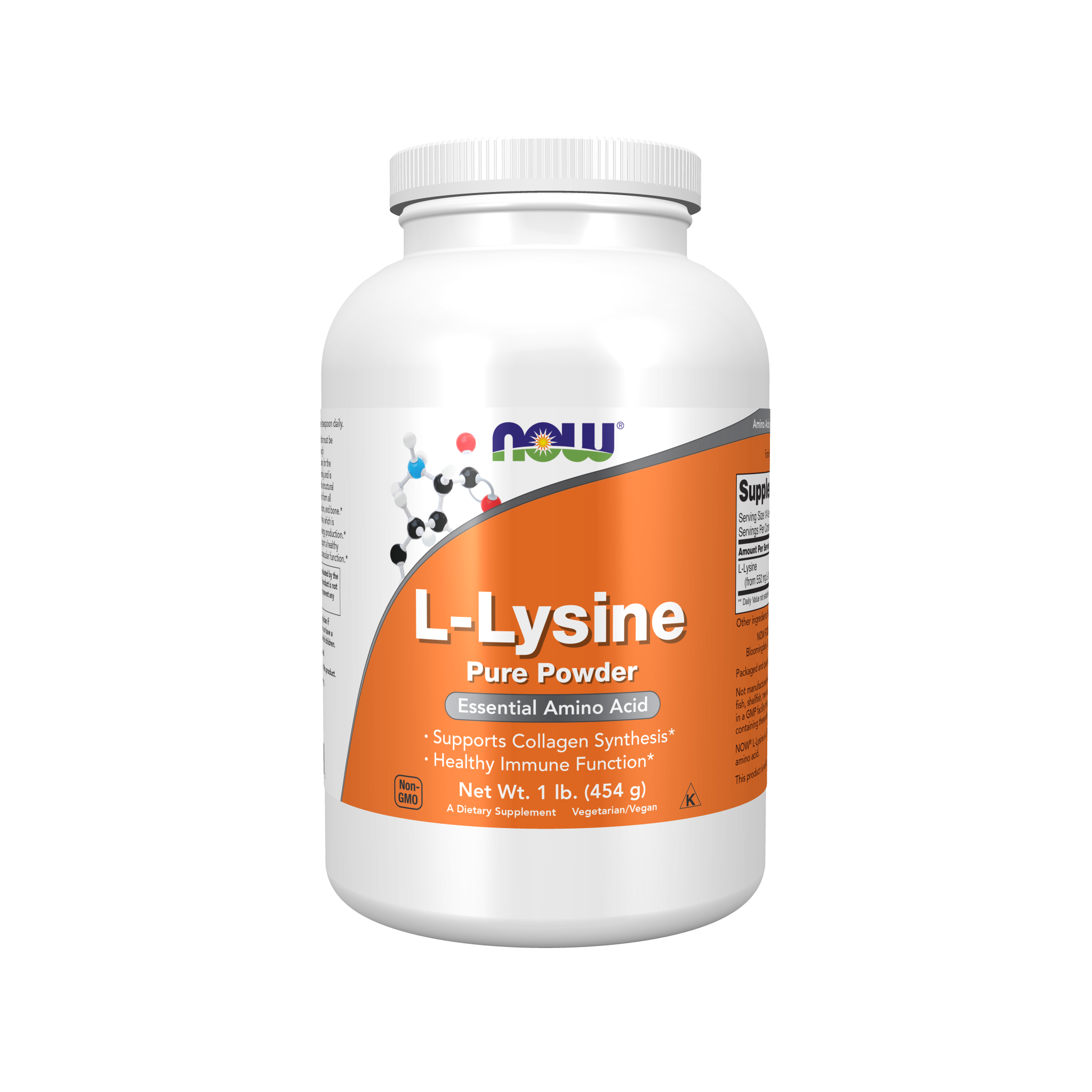 NOW Foods L-Lysine Pure Powder