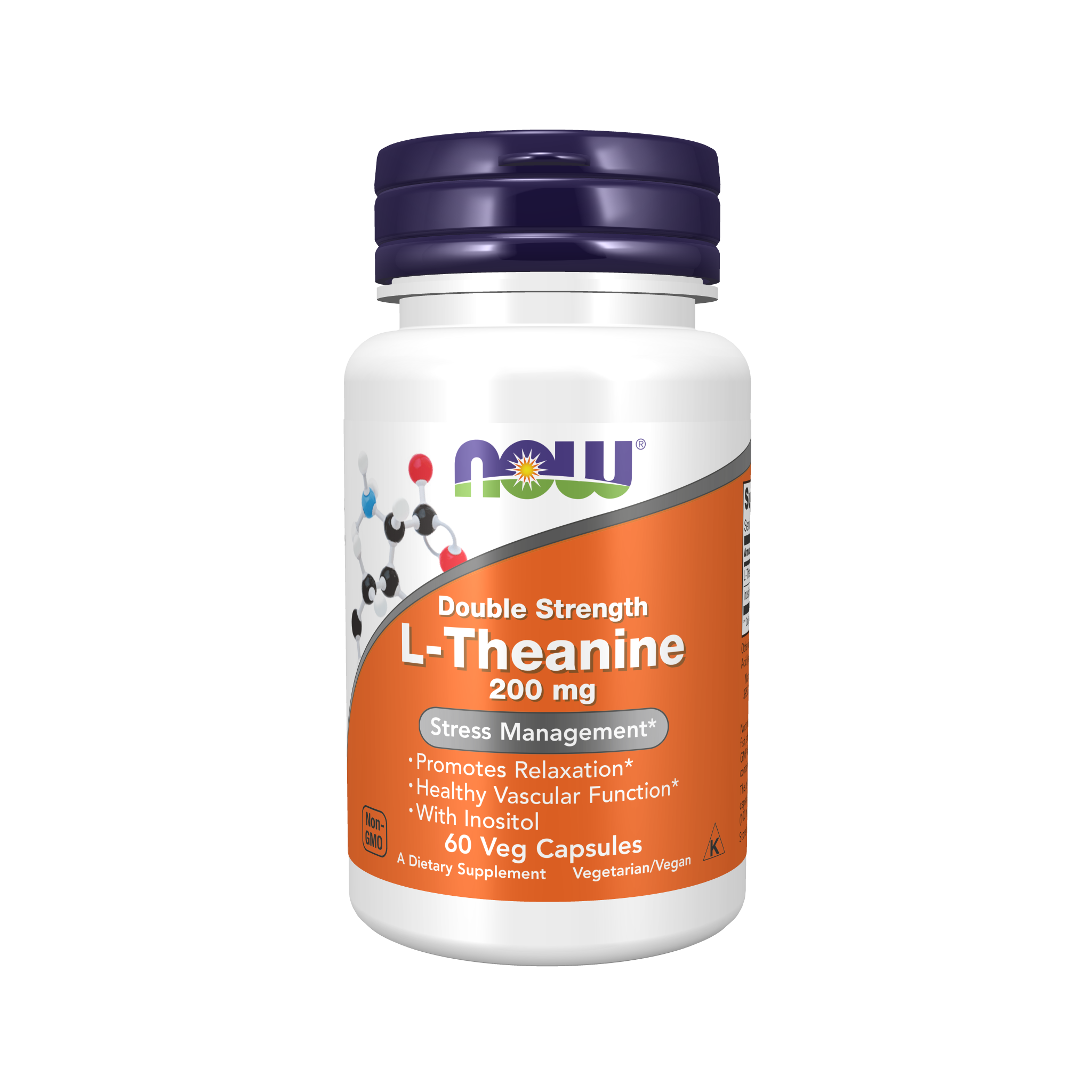 NOW Foods L-Theanine Double Strength 200mg