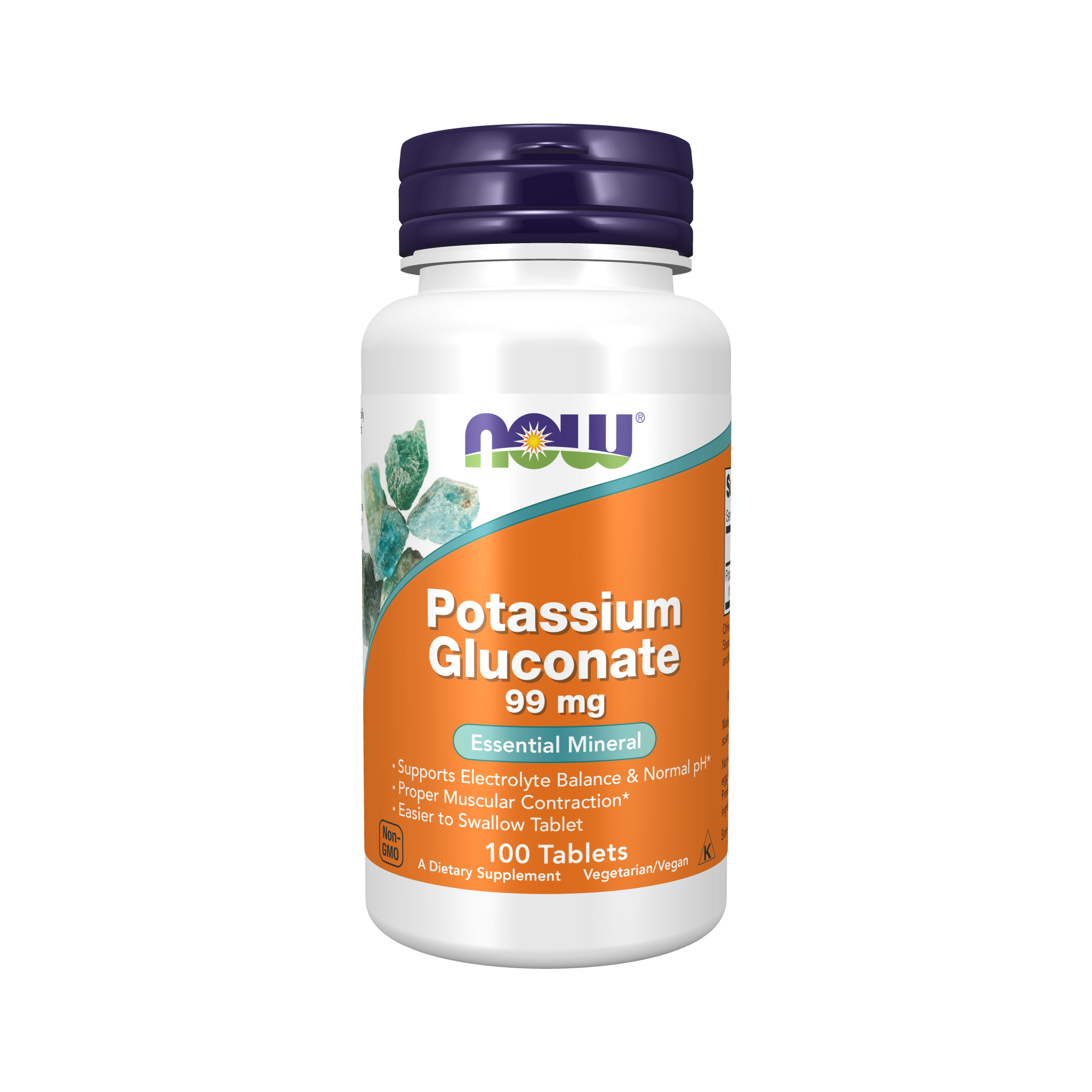 NOW Foods Potassium Gluconate 99mg