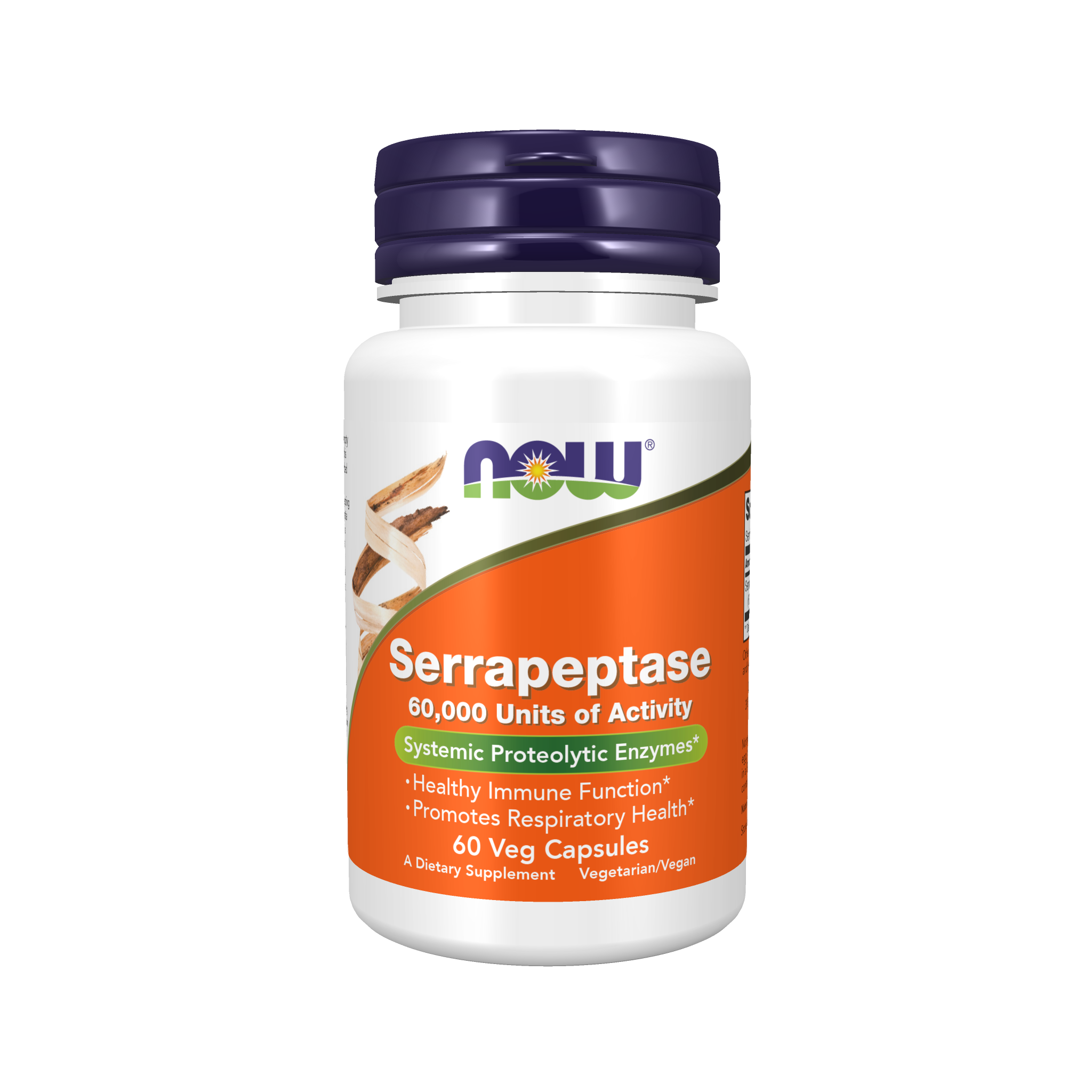 NOW Foods Serrapeptase 60,000 Units of Activity