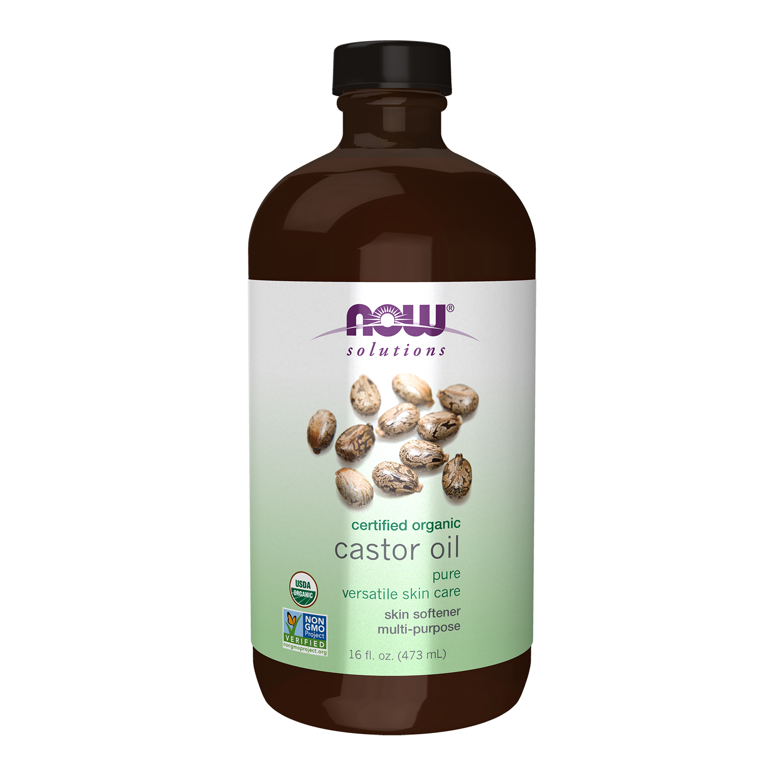 NOW Solutions Castor Oil - Certified Organic