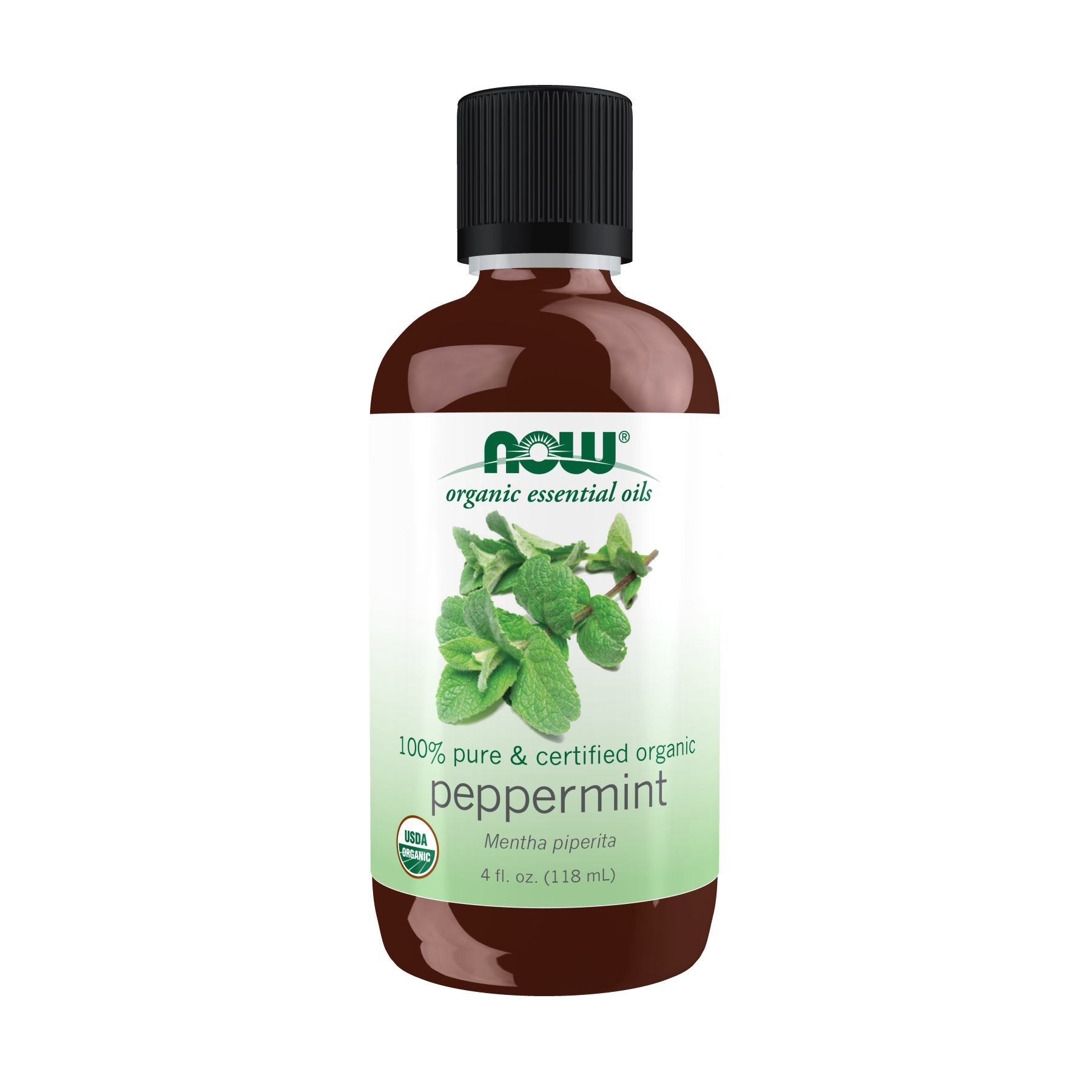 NOW Organic Essential Oils Peppermint Oil