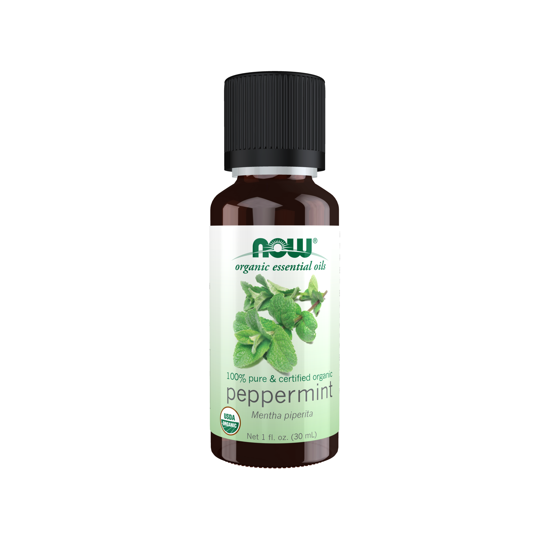 NOW Organic Essential Oils Peppermint Oil