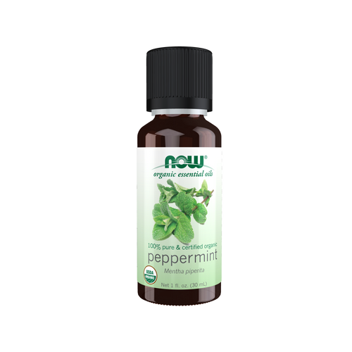 NOW Organic Essential Oils Peppermint Oil