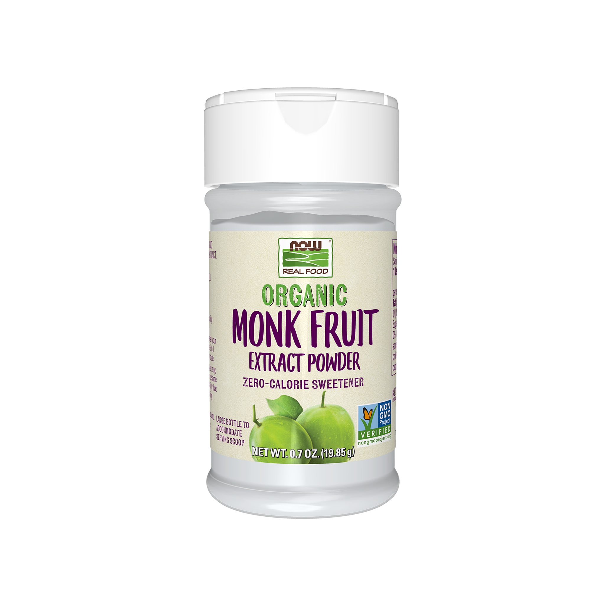 NOW Real Food Monk Fruit Extract Powder Organic