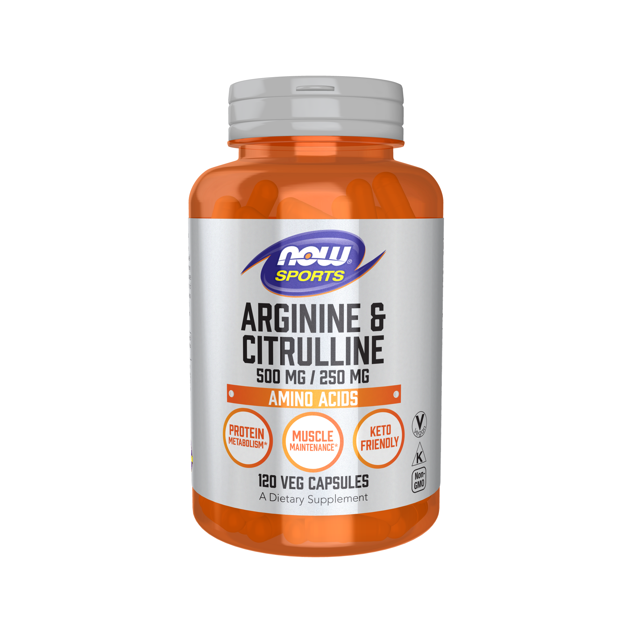 NOW Sports Arginine & Citrulline 500mg / 250mg