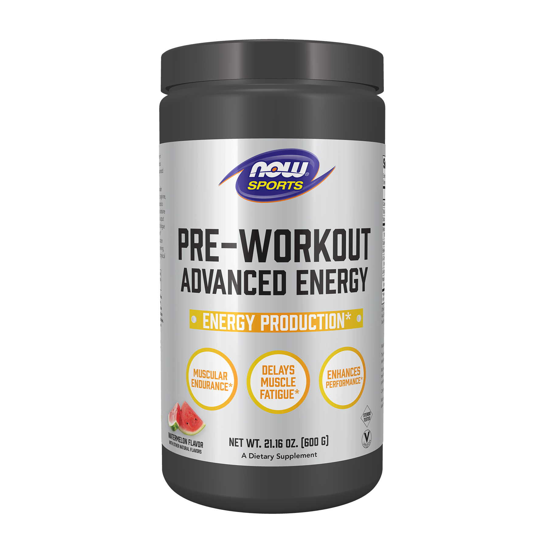 NOW Sports Pre-Workout Advanced Energy Powder