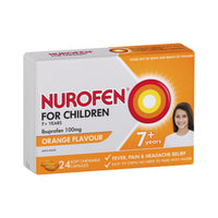 Nurofen for Children 7+ Years Pain & Fever Relief - Orange Flavour