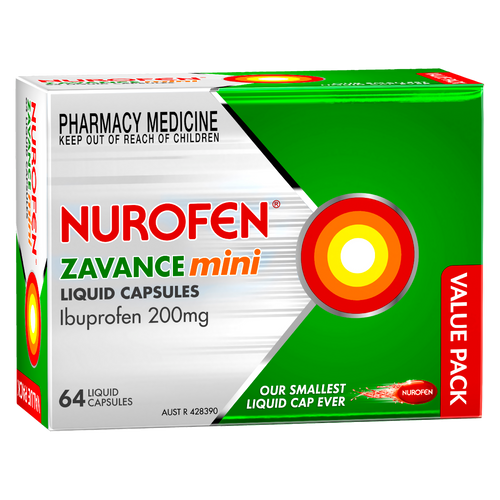 Nurofen Zavance mini Liquid Capsules