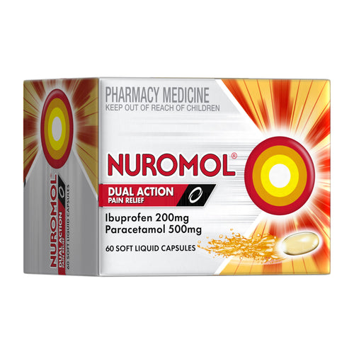 Nuromol Double Action Pain Relief Liquid Capsules