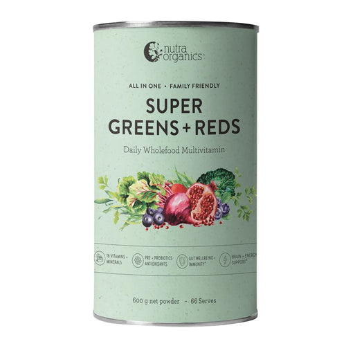 Nutra Organics Super Greens+Reds Powder