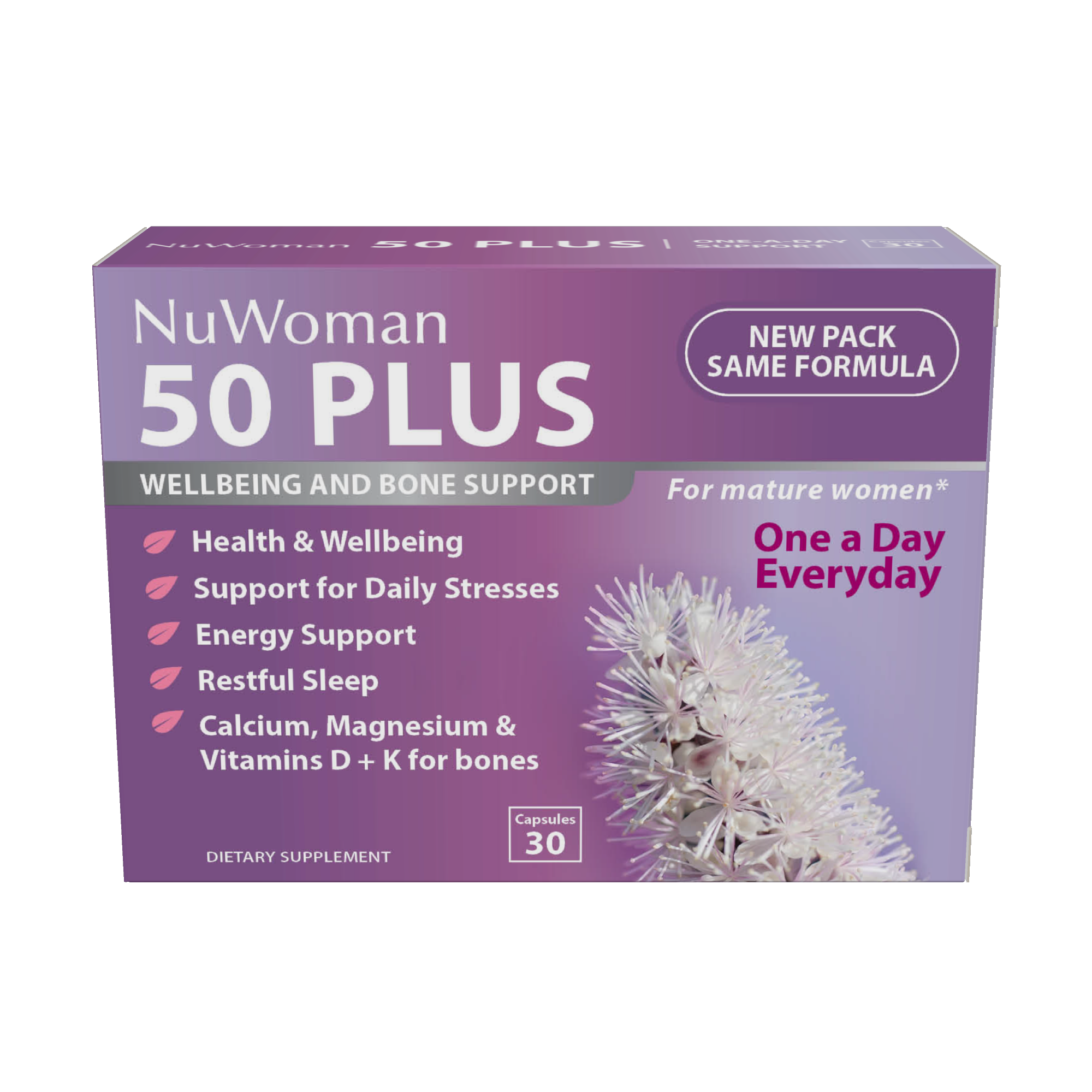 NuWoman 50 PLUS Wellbeing and Bone Support
