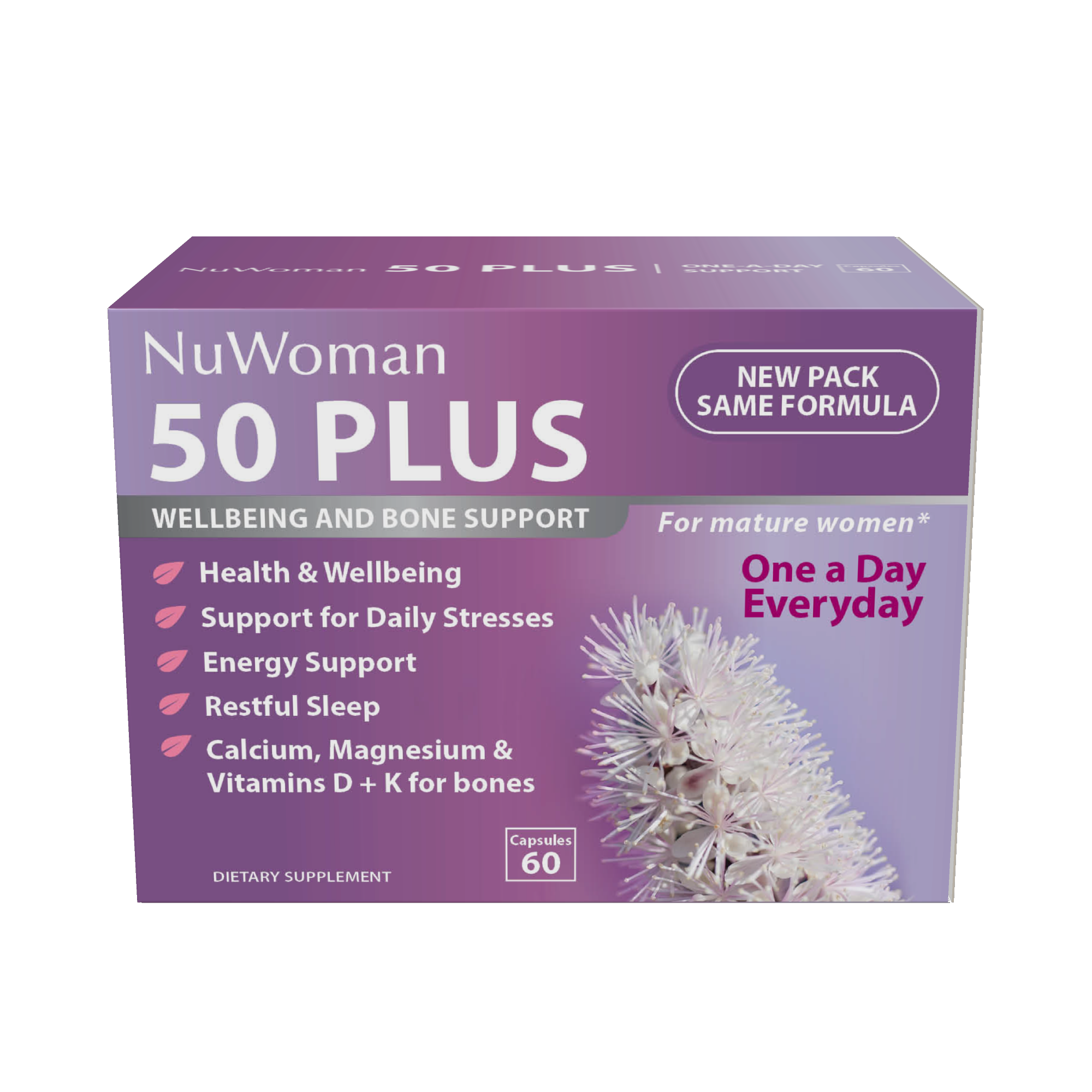 NuWoman 50 PLUS Wellbeing and Bone Support