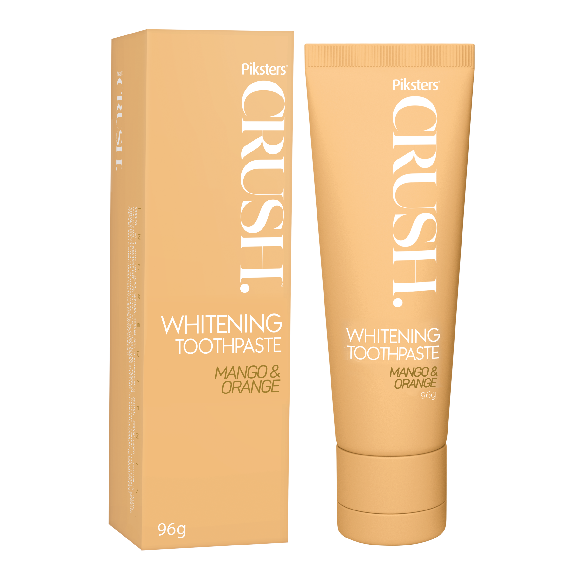 Piksters CRUSH Whitening Toothpaste - Mango & Orange