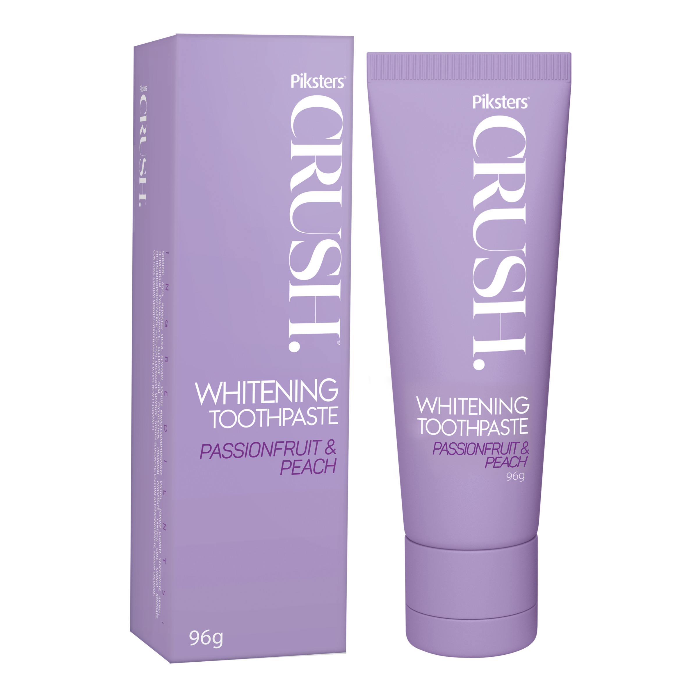Piksters CRUSH Whitening Toothpaste - Passionfruit & Peach