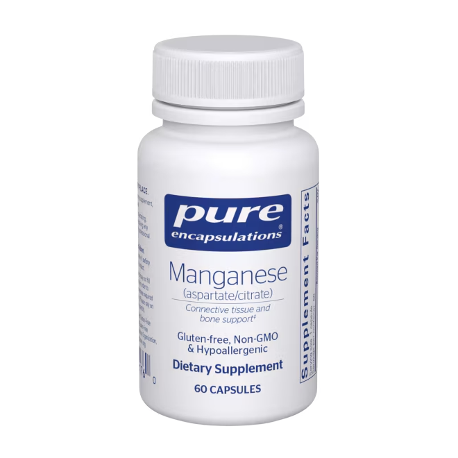 Pure Encapsulations Manganese (aspartate/citrate)