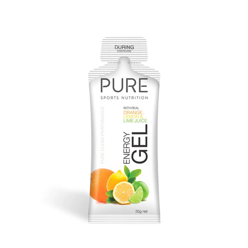 PURE Energy Gel with Real Orange, Lemon & Lime Juice