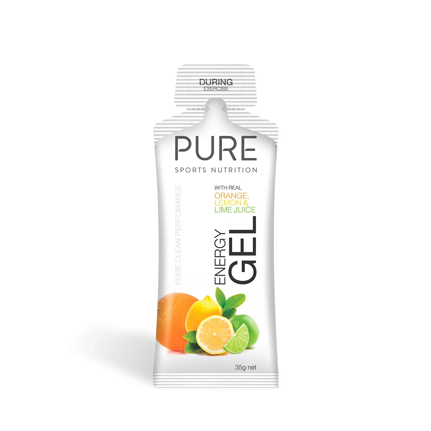 PURE Energy Gel with Real Orange, Lemon & Lime Juice