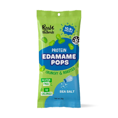 Real Naturals Protein Edamame Pops - Sea Salt