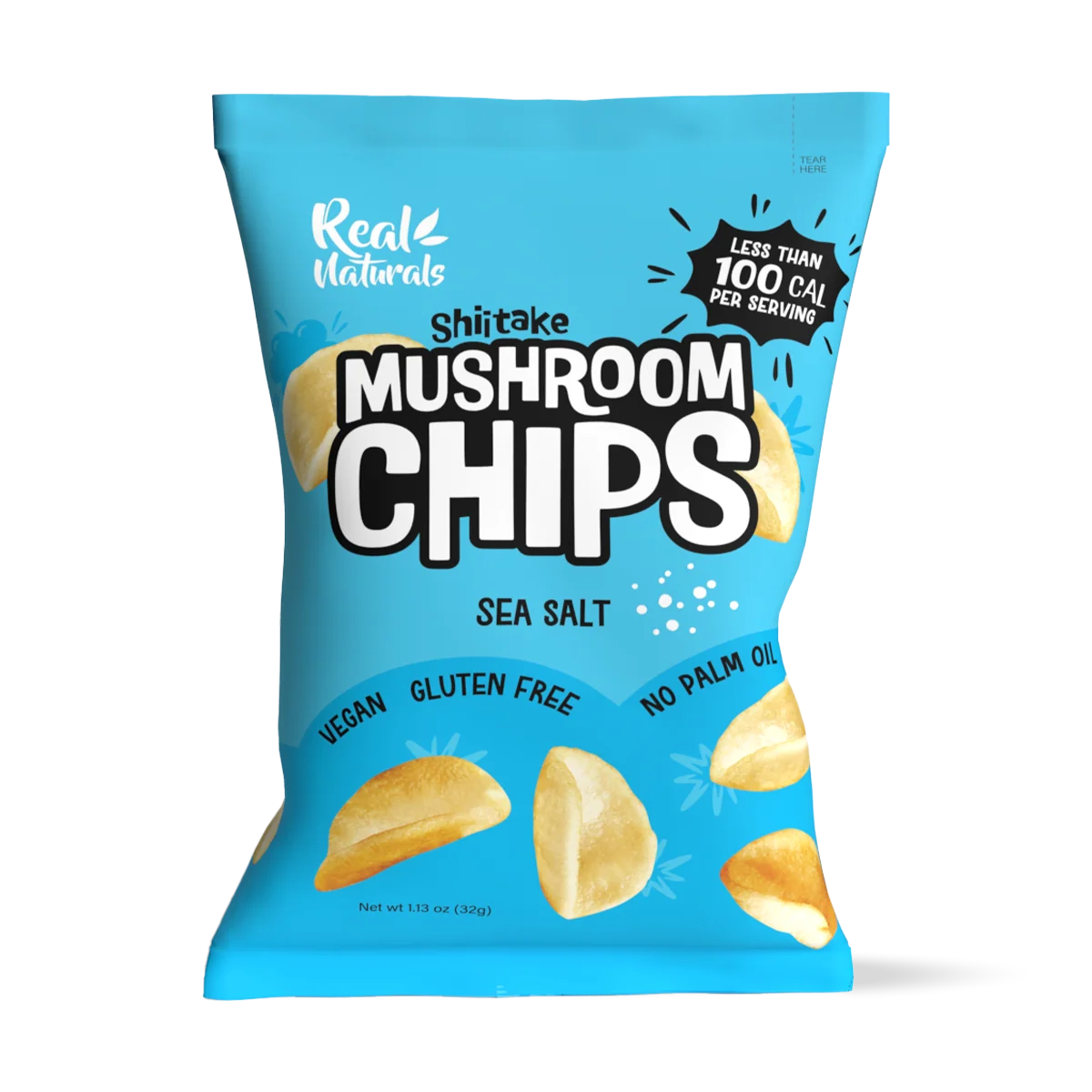Real Naturals Shiitake Mushroom Chips - Sea Salt