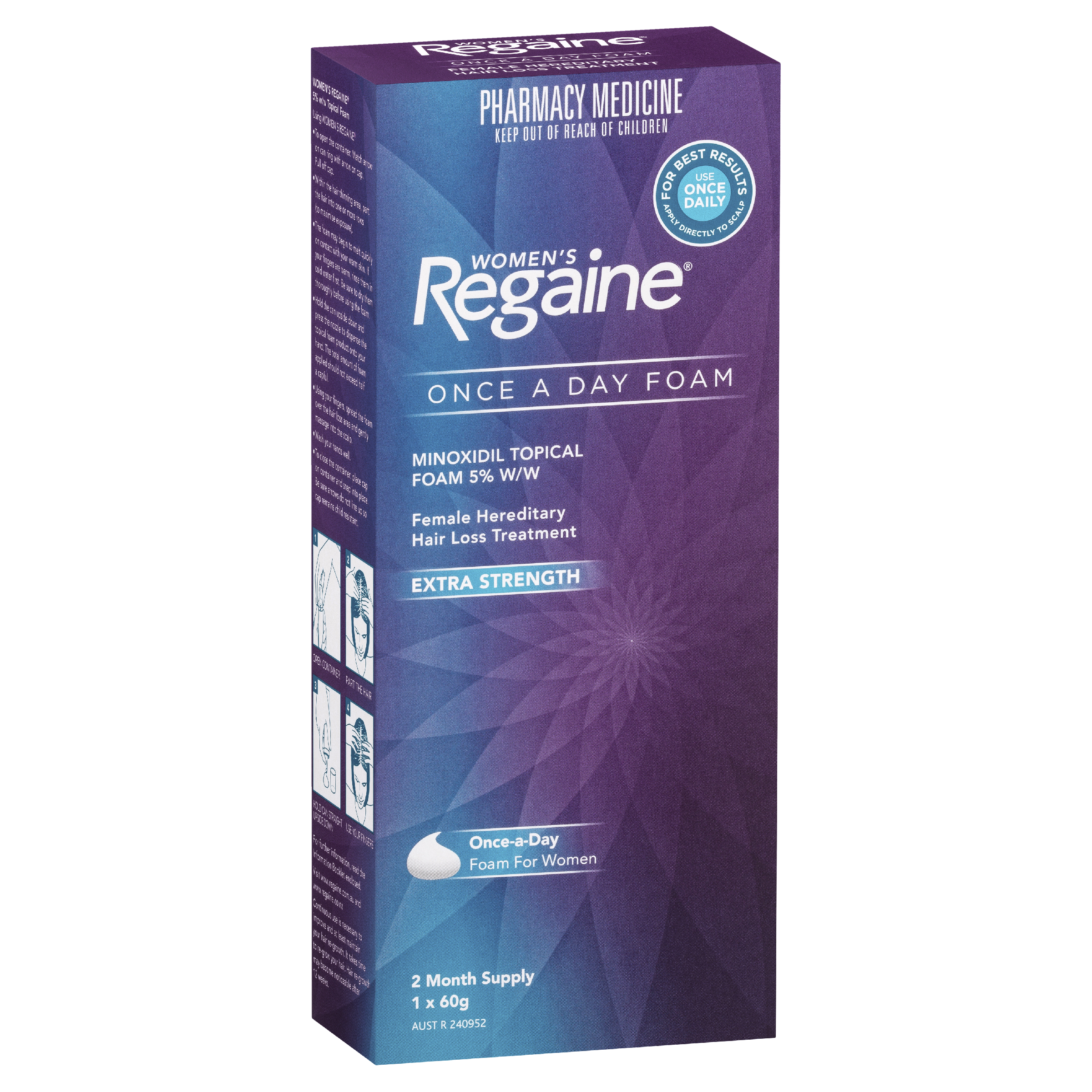 Regaine Women's Extra Strength Foam Hair Regrowth Treatment