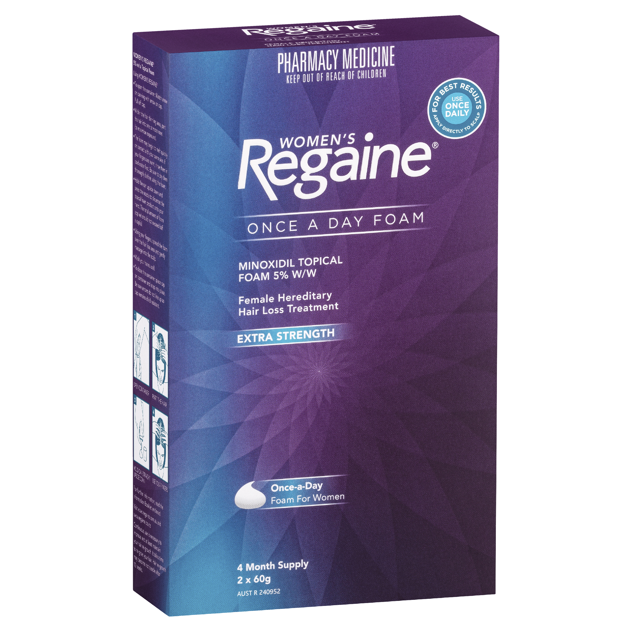 Regaine Women's Extra Strength Foam Hair Regrowth Treatment