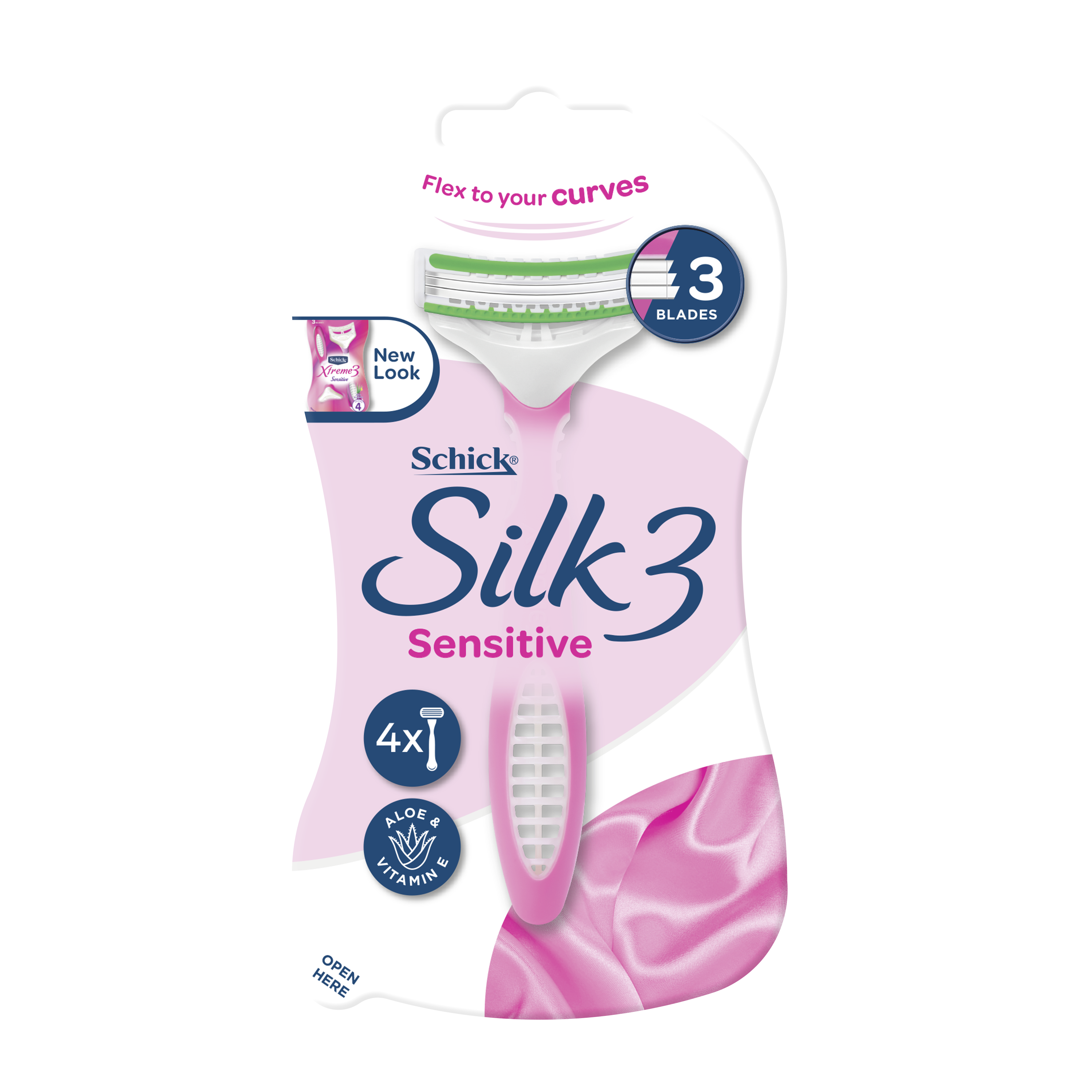 Schick Silk 3 Sensitive Disposable Razors