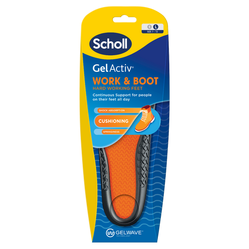 Scholl GelActiv Insoles for Work & Boot