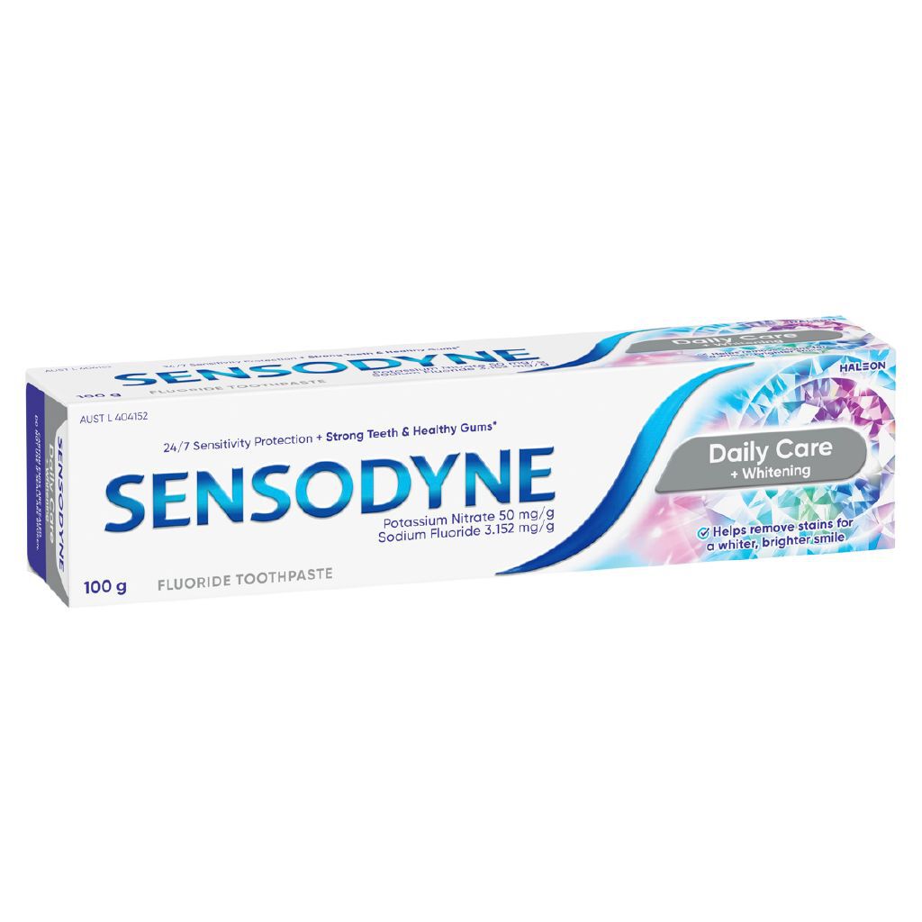 Sensodyne Daily Care + Whitening Fluoride Toothpaste