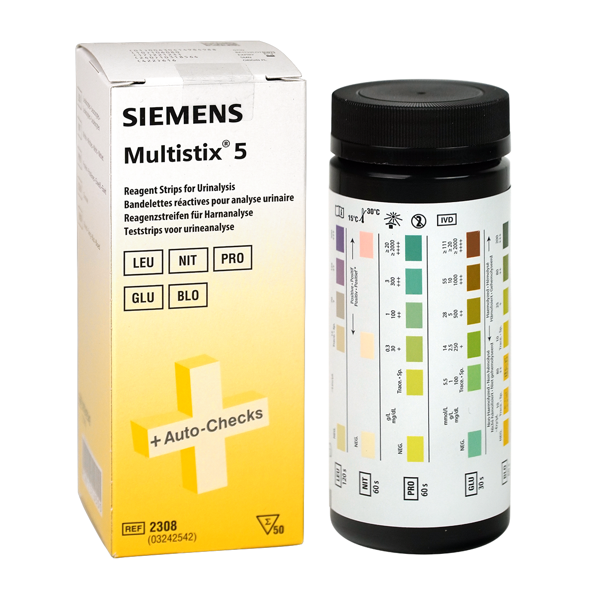 Siemens Multistix 5 Reagent Strips for Urinalysis