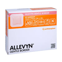 Smith & Nephew ALLEVYN Gentle Border Soft Silicone Absorbent Foam Dressing