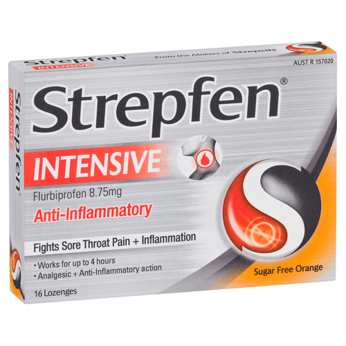 Strepfen Intensive Lozenges - Sugar Free Orange