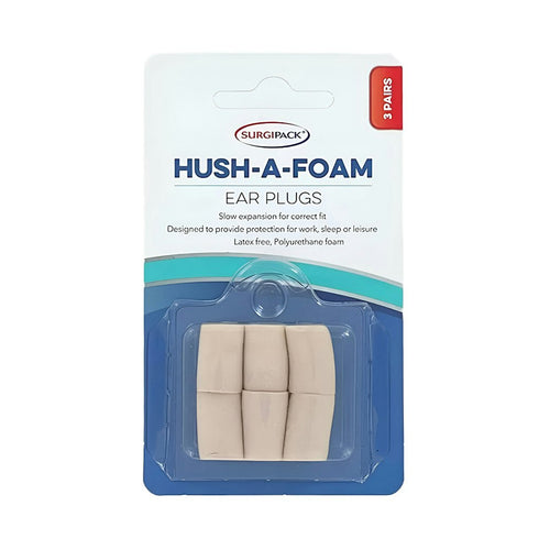 SurgiPack Hush-A-Foam Ear Plugs