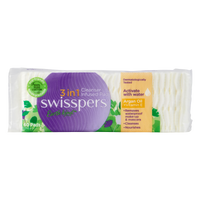 Swisspers Earth Kind 3 in 1 Cleanser Infused Pads - Argan Oil