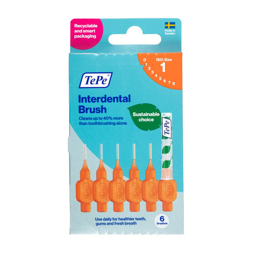 TePe Interdental Brush Size 1 - 0.45mm Orange