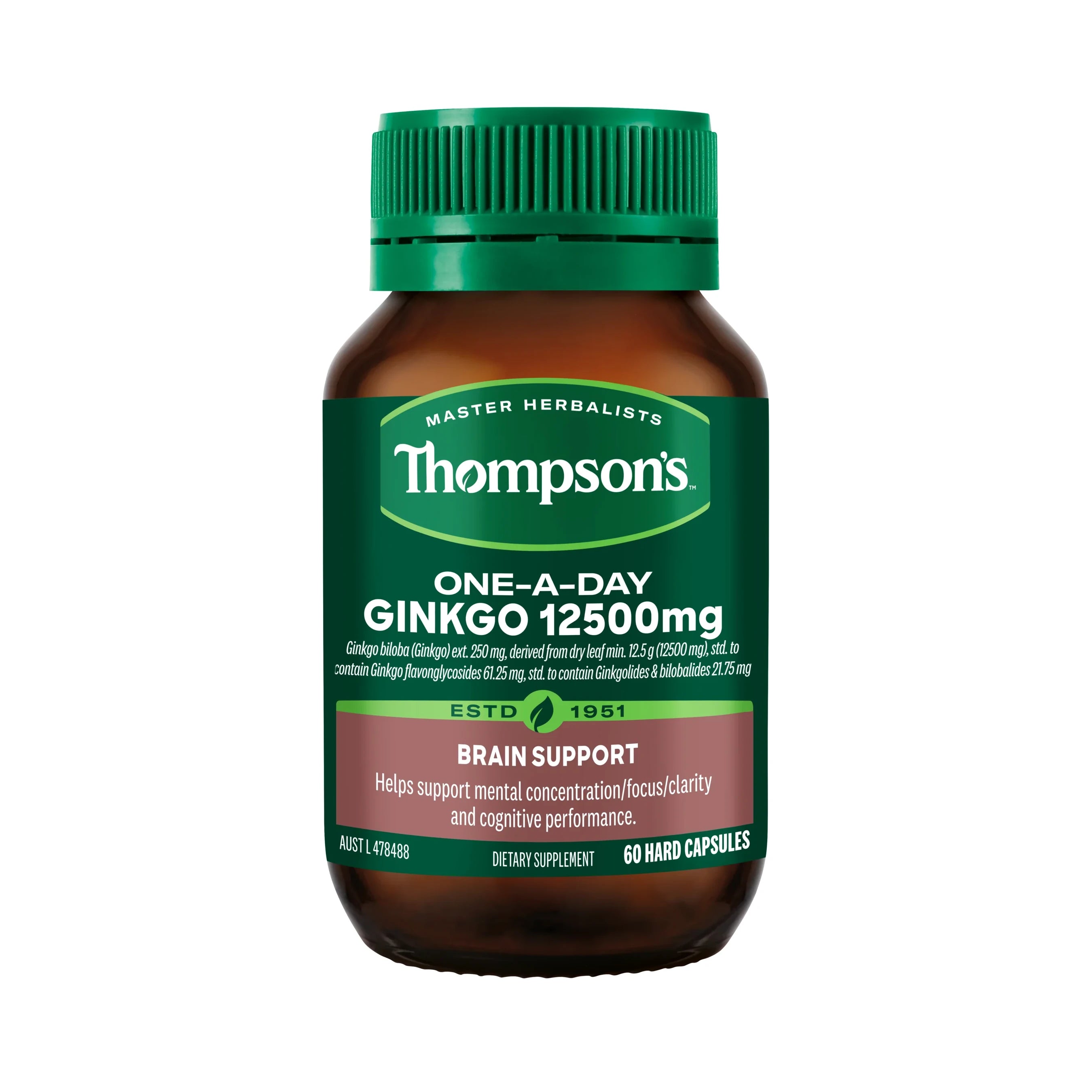 Thompson's One-A-Day Ginkgo 12500mg