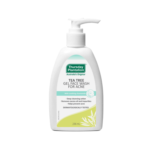 Thursday Plantation Tea Tree Gel Face Wash for Acne