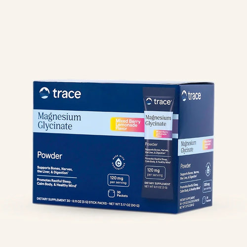 Trace Minerals Magnesium Glycinate Powder Stick Packs