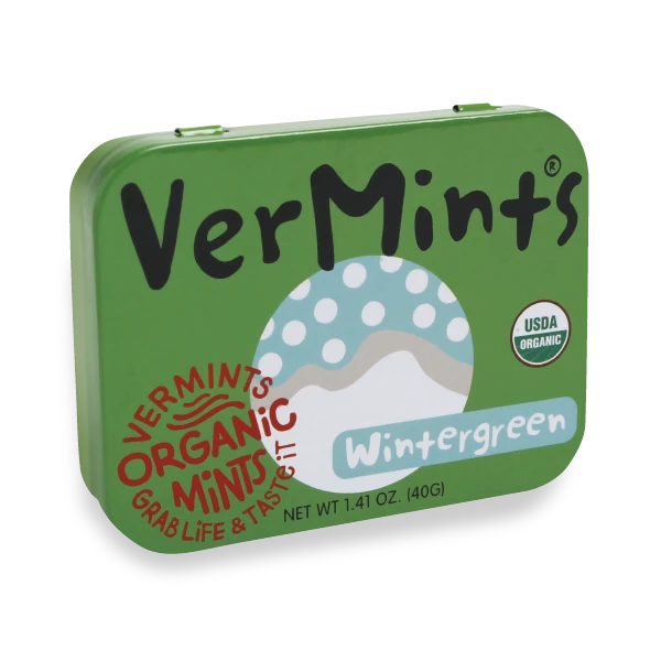 VerMints Organic Wintergreen Mints