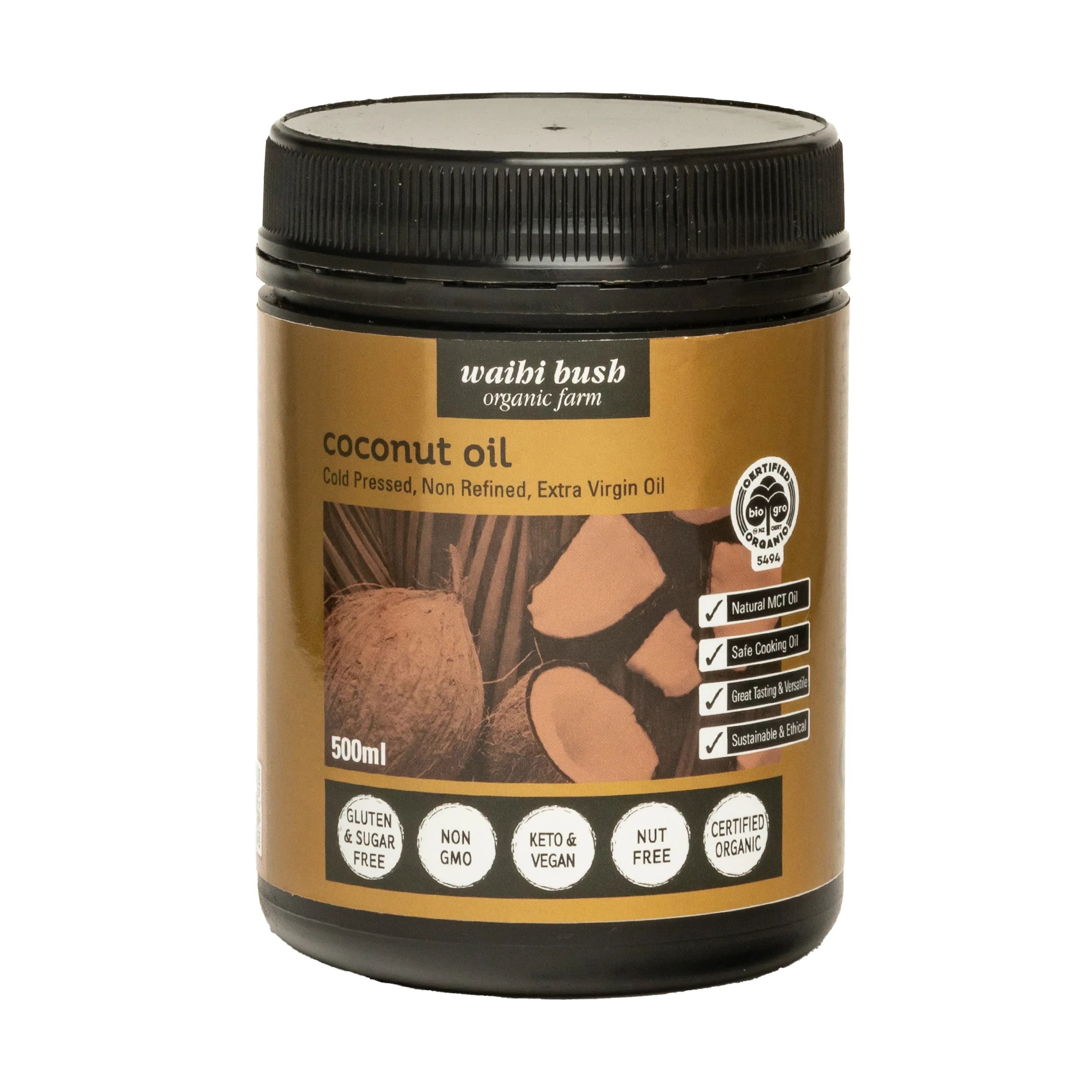 Waihi Bush Coconut Oil