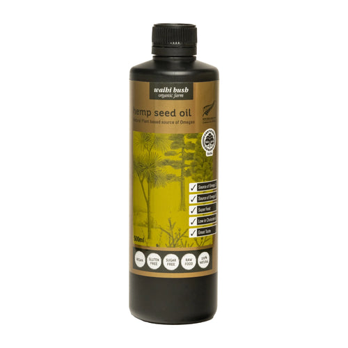 Waihi Bush Hemp Seed Oil