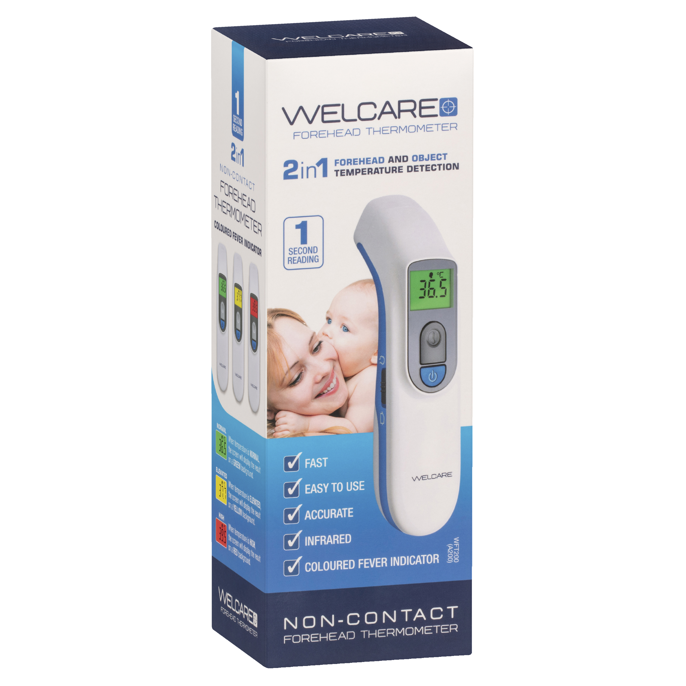 Welcare WFT200 2in1 Forehead Thermometer